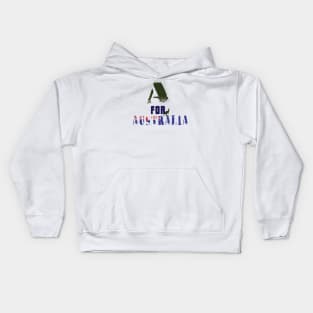 A for "Kangaroo" Kids Hoodie